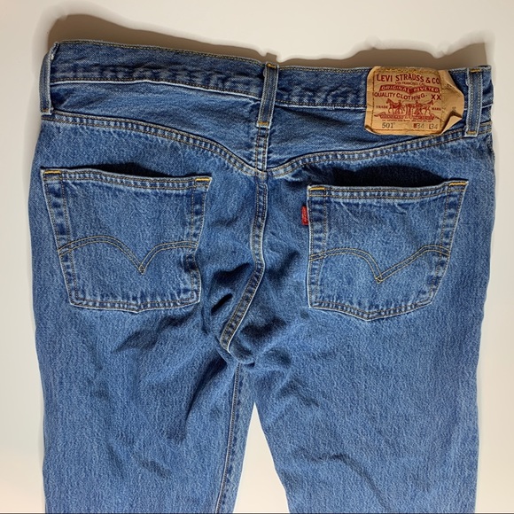 Levi’s Vintage 501 Button Fly Jeans Size 34 - Picture 5 of 6
